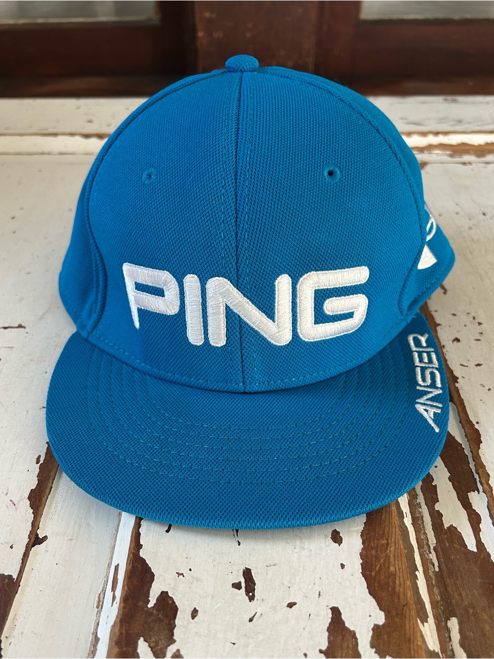 Under Armour Ping Anser Mens Fitted Hat Sz Large/XL Blue Golf